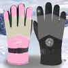 Warm Gloves Autumn and Winter Ski Gloves Full Finger Men's and Women's Velvet Thickened Warm Non-slip Waterproof Outdoor Riding