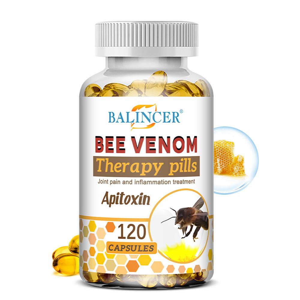 BALINCER Bee Venom Supplement, Apitoxin Joint Pain, 120 Capsules