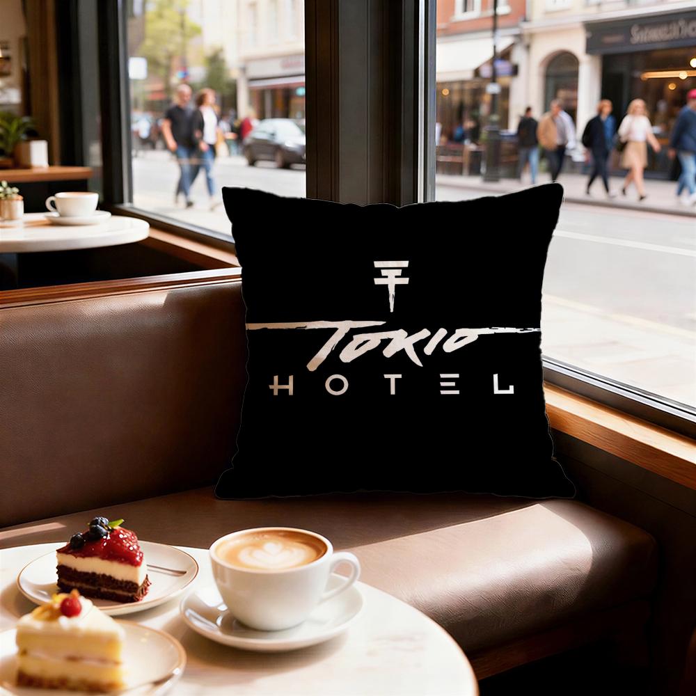 Music Tokio Hotel Cushion Cover Decorative Cushions Covers Cover Sofa X Pillow Piece X X Pillowcase