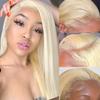 Wig European American Women's Front Lace Synthetic Headband 613 # Mid Split Long Straight Hair