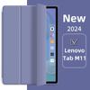 Für Lenovo Xiaoxin Pad 2024 Hülle TB331FC 11 Zoll Dreifach-Ständer Magnetische Weiche TPU-Rückseite für Lenovo Tab M11 TB330FU Hülle