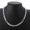 Fine 6MM Men Solid Copper Color Necklace Exquisite Noble Luxury Gorgeous Charm Fashion Wedding Chain Women Jewelry