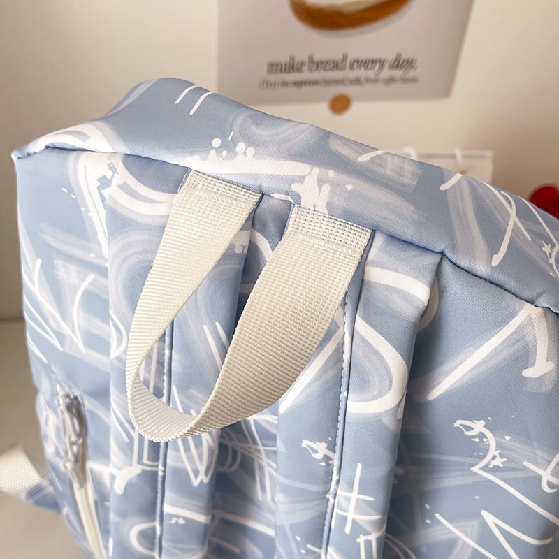 Student School Bag Large Capacity Backpack Graffiti Women's Backpack