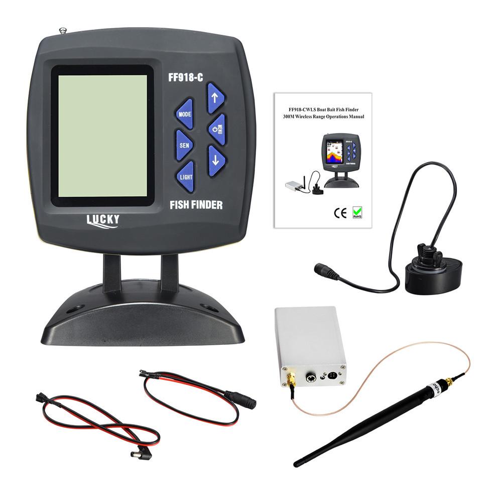 Leqi Wireless Sonar Fish Finder with 300m Long-Distance Detection