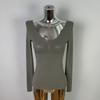 Korean Dongdaemun Sheer Slim-Fit Long Sleeve Base Layer Top for Women