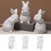 Practical Sturdy Silicone Mould Accessory for Rabbit Candle Holders Portable for Handmade Gifts and Home Accent