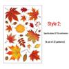 Thanksgiving Turkey & Autumn Maple Leaf Wall Stickers