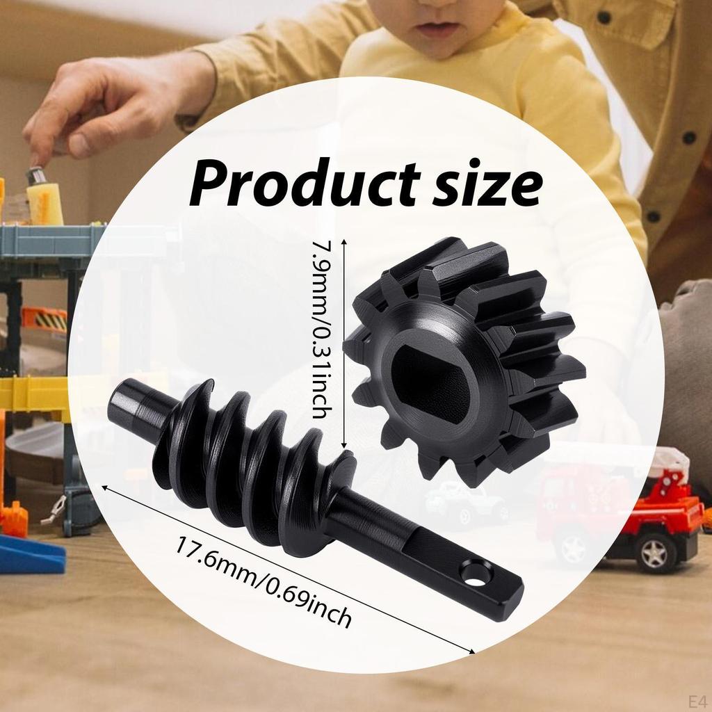 1 Piece RC Car Differential Gear Assembly Worm Axle Hardened Steel Attachment Upgrade