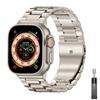 Stainless Steel titanium alloy Strap For Apple Watch Band Ultra 2 49mm 44mm 45mm 41mm Bracelet iwatch Series 6/7/8/9 watch case