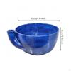 Drain Bowl Slotted Spout Layered Texture Dark Green