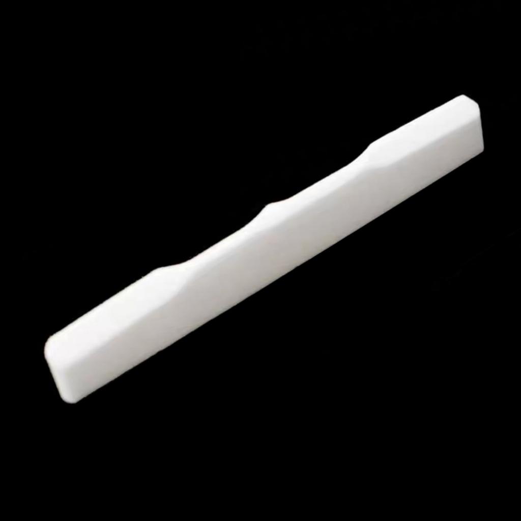 Miwayer Ukulele Guitar Bone Accessories Nut Accessory Slotted Nut & Bridge Saddle Set Perfect for 4-String Ukulele