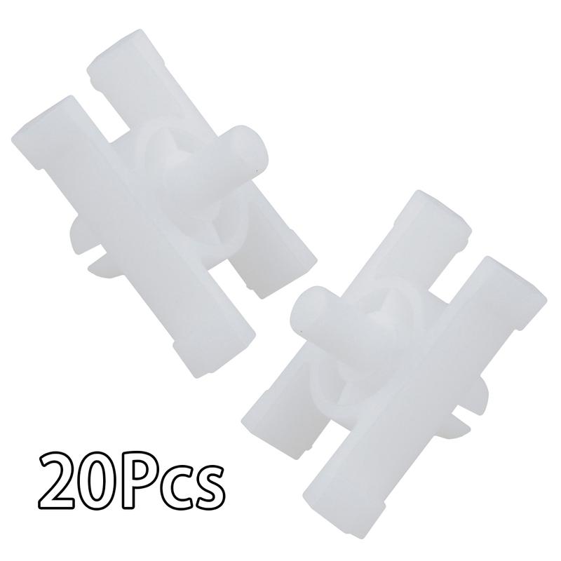 20pcs 51131829904 Car Rocker Panel Door Moulding Clips Retainer Clamp Fastener Pin Mounting Brackets Fit for BMW E10 E21 E30 M3