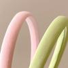 Yousheng Women Thin Headband Anti-Slip Design Plaid Pattern Elastic Fit Hair Hoop Soft Sponge Filling Hair