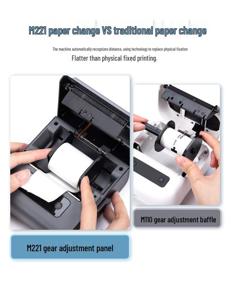 Phomemo M221 Thermal Barcode & Label Printer for Clothing Tags & Supermarkets