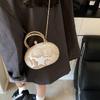 Women's fashion sweet design embroidered flower portable dinner bag personalized niche design shoulder messenger bag
