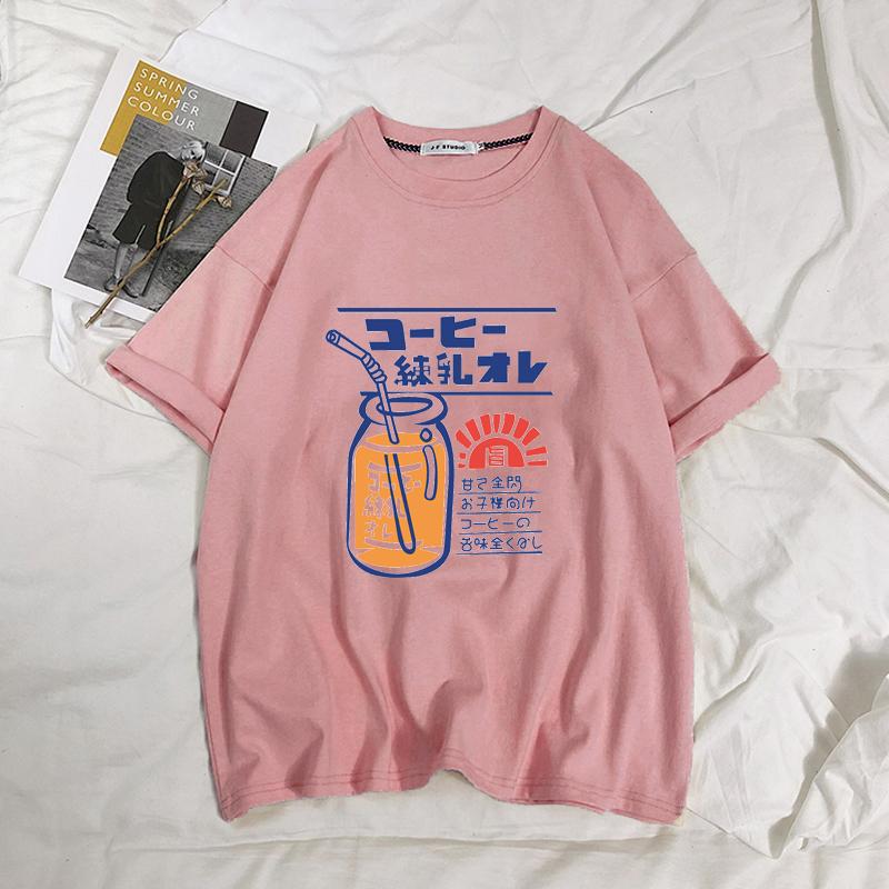 plus Size Women's Cotton T-irt ort Sve Loose Fit Korean Sle Cover up Top Summer Faion plus Size Clothing