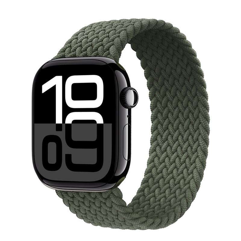 Straps For Apple Watch Bands 44mm 45mm 40mm 41mm 49mm 46mm 42mm Braided Solo Loop Correa Bracelet Iwatch Series 11 10 9 7 8 SE 6