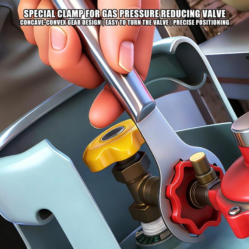 Gas Tank Pressure Reducing Valves Wrench Gas Valves Spanner Hand Tool Gas Bottle Opener Tool