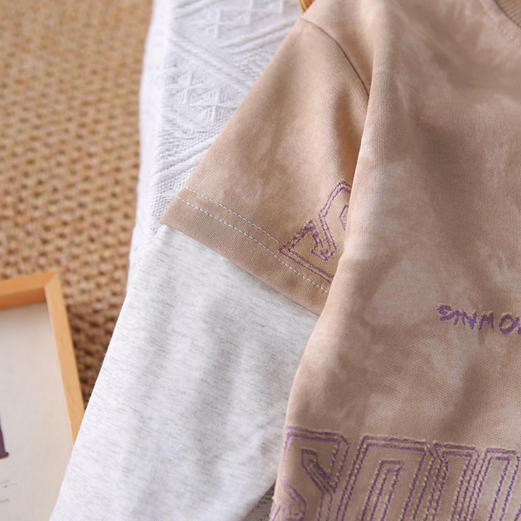 Kids Casual Long-Sleeve Set, Comfortable Daily Wear Outfits