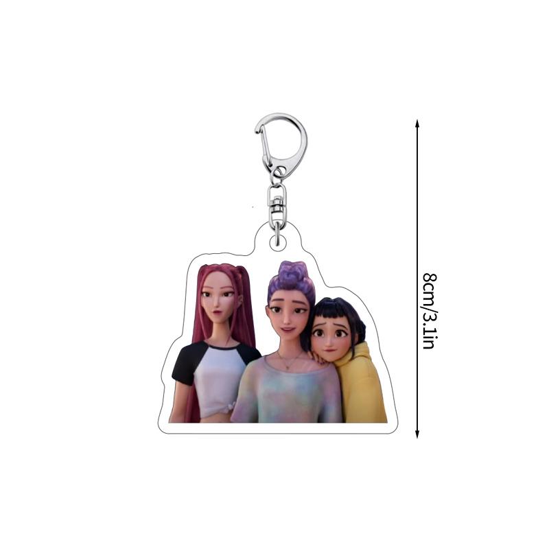 Kpop Náhrdelník Lovce démonů Kpop Huntrix Party Laskavosti Estetický Náhrdelník Náramek Klíčenky Narozeninové Dárky Suvenýr pro Fanoušky