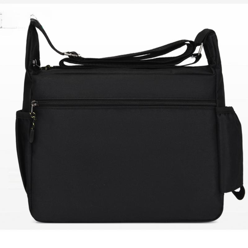 Pánská taška přes rameno Oxford látková Casual Travel Crossbody taška Velkokapacitní Malá čtvercová taška středního věku Taška na nářadí