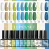 12 Colors Nail Gel Polish Kit with Base Top Coat Dehydrator, Nail Art Tools Set In Gift Box