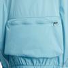 Nike Solid Color Zip Short Jacket Women jackets Blue DQ5957-424