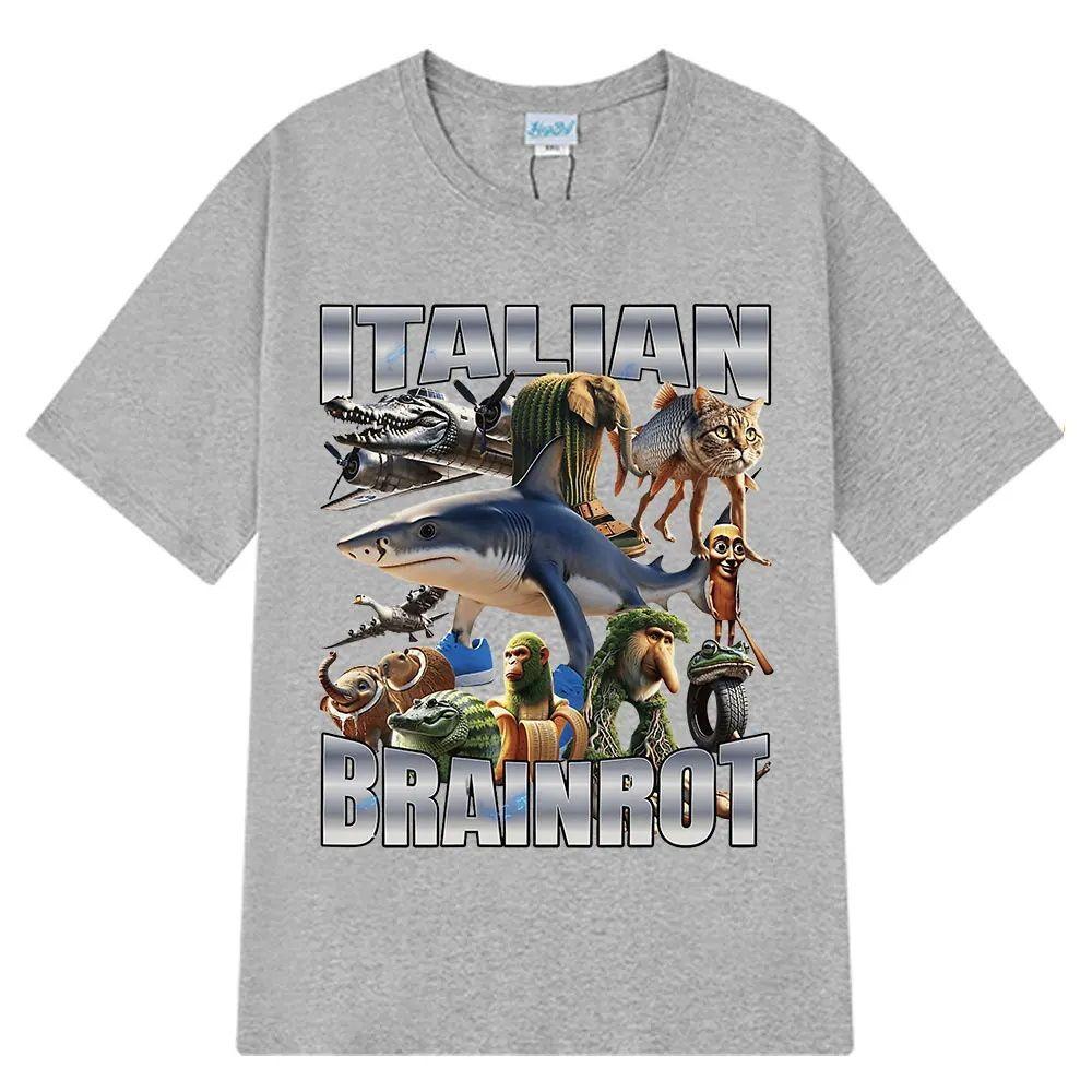 

Tralalero Tralala Fun Shark Joke T-shirts for Men and Women, Fashionable Gothic Style 4XL