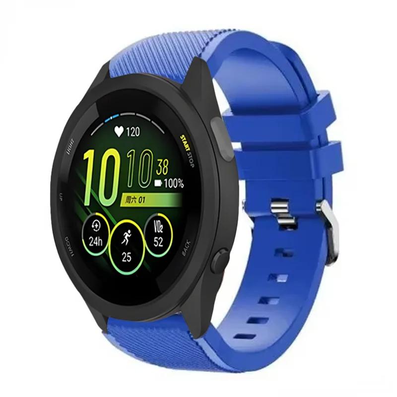 22mm Silicone Strap for Garmin Forerunner 265 965 Venu 3 comfortable Bracelet Replacement wristband Garmin Forerunner 955 correa