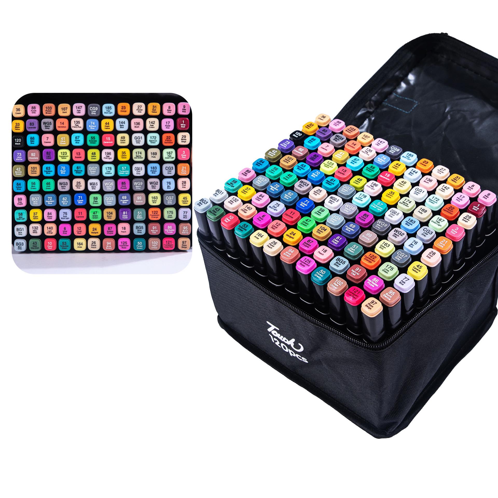 

Двусторонние маркеры на масляной основе для студентов-художников и аниме, идеально подходят для детского рисования и раскрашивания.