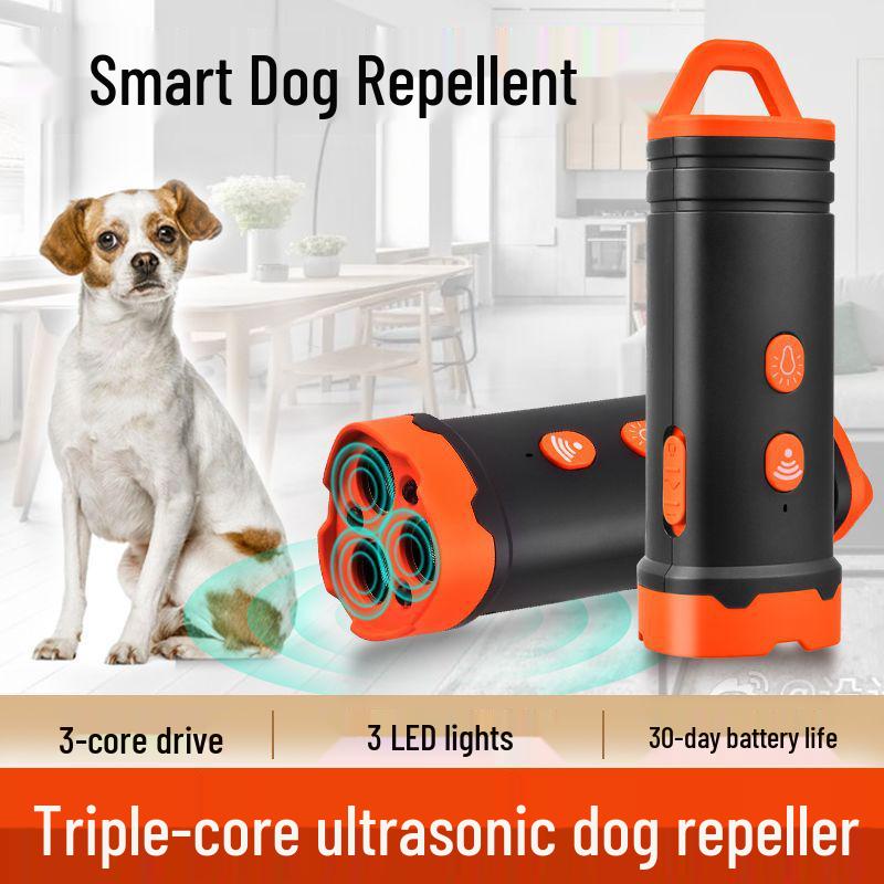 Portable Ultrasonic Dog, Cat, and Snake Repeller with Bark Stopper