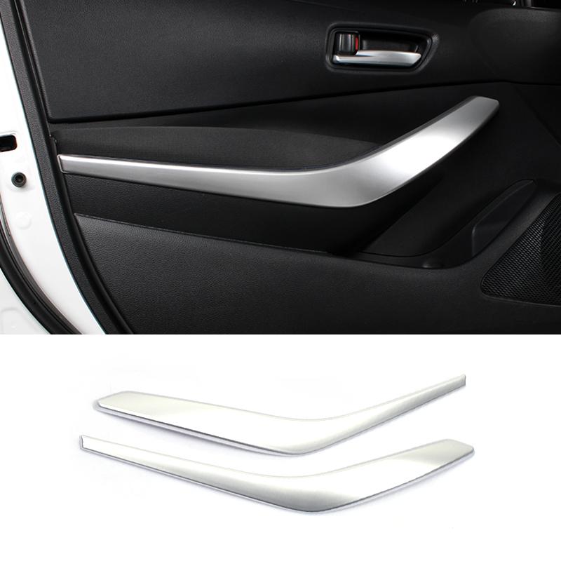 

Для Toyota Corolla E210 2019 2020 2024 2024 2024 2024 Гибридный автомобиль ABS дверные ручки рамка полоса декоративная крышка отделка наклейки серебряный