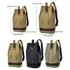 Fashion Canvas Sports Backpack Barrel Bag Travel Computer Backpack Men's Bag Leisure Travel School Bag Unisex