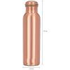  Bouteille d'eau en cuivre | 100% Cuivre Pur | Étanche et Résistante à la Rouille | pour la Maison, l'École et le Bureau | Finition Mate | 950 ml | Lot de 2