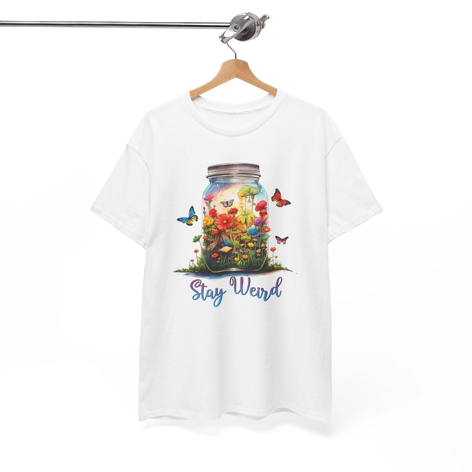 Stay Weird & Stay Fun T-Shirt | Cool & Creative Graphic Tee | STAY WEIRD Shirt XL