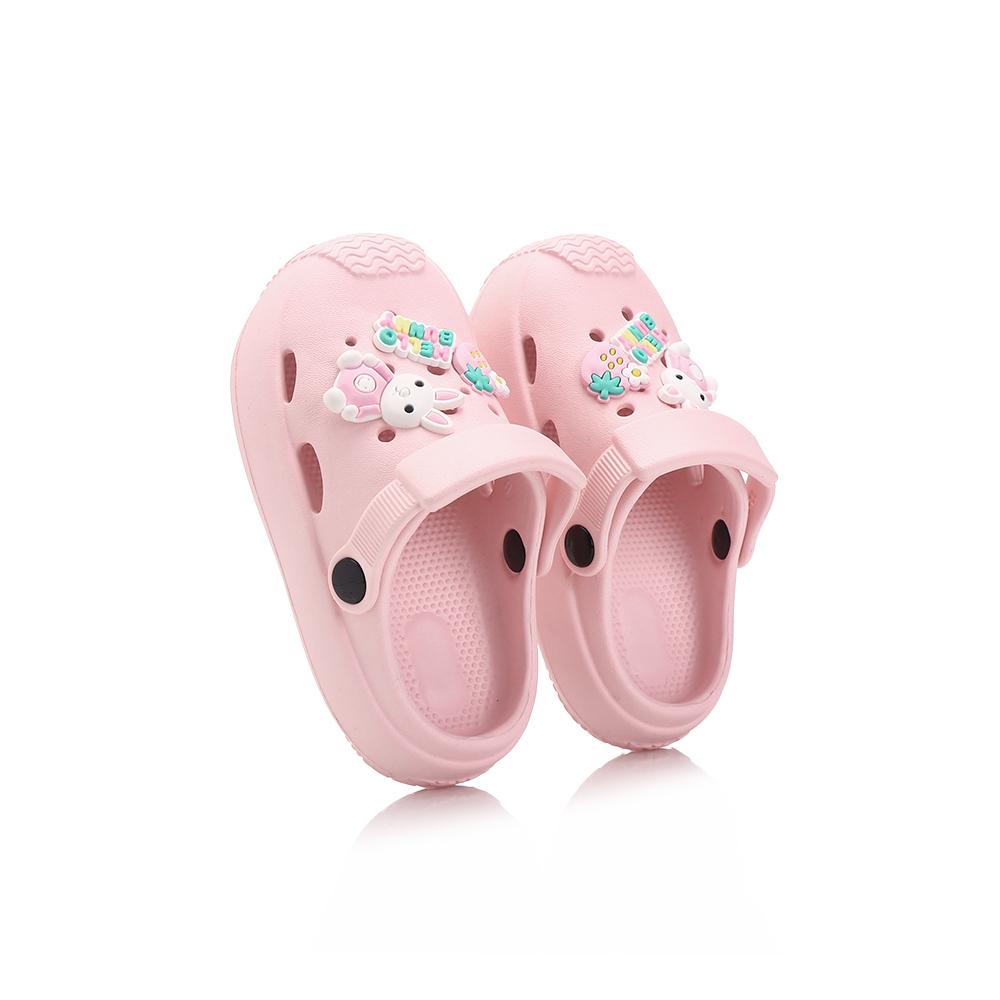 

Slippers Baby Shoe Sandals Mules Breathable Girls Slippers with Soft Sole for Indoor Outdoor Activities and Anti-Slip Design 26-27