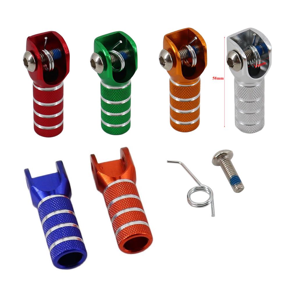 Billet Gear Shifter Shift Lever Tip Replacement For SX SXF EXC EXCF XCW XCF SMR CRF YZF WRF KXF KLX RMZ MX Enduro With Spring