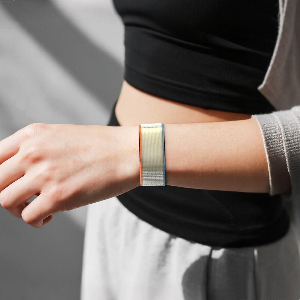 Nylon Sport Band Loop Design Replacement Wristband Fitness Tracker Strap for Amazfit Helio Strap