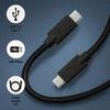 Qoltec Kabel USB 2.0 typ C męski | USB 2.0 typ C męski | 2m | Czarny