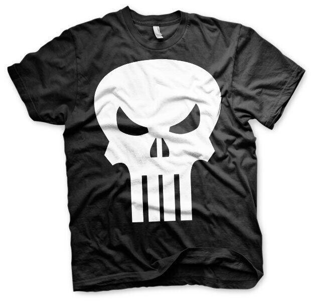 SALE Officially Licensed The Punisher Skull Mens T-Shirt S