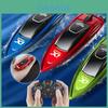 Long-lasting Electric Rc Boat Colorful Stunt Racing 2.4g Wireless Toy
