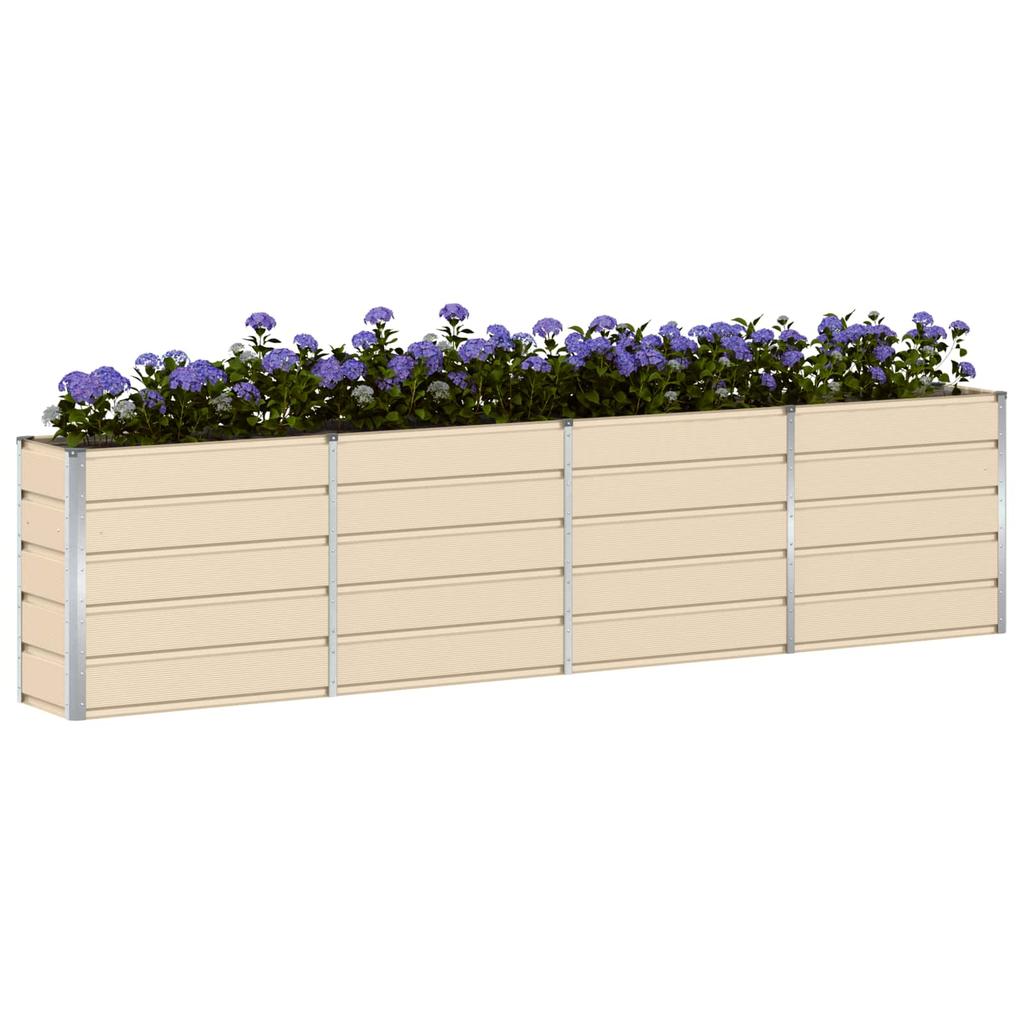 Planter Ivory 320 X 40 X 75 Cm Steel