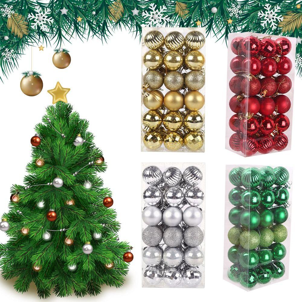 Year Crafts Home Decor Drop Pendant Xmas Hanging Christmas Balls Bauble Christmas Tree Decoration