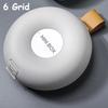 Modern And Simple Pill Storage Box Comes With A Lanyard Anti-Loss 4 Grids Mini Compartment Flip-Top Sealed Storage Box