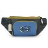 Used Body Bag CE552 Quilting and Coach Stamp Leather Navy System Multicolor Casual