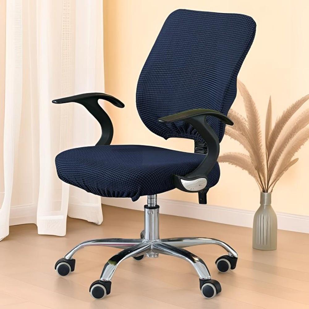 2Pcs/Set High Elastic Office Chair Covers Thicken Armchair Cover New Computer Chair Cover