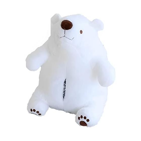Stuffed Polar Bear Tissue Case Cover Tissue Cover Fluffy Cute Stylish Polar Bear (Polar Bear)