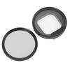 Filtr Obiektywu Kamery Akcji 52mm Filtr Polaryzacyjny CPL ze Szkła Optycznego z Ramką Adaptera Filtra UV dla