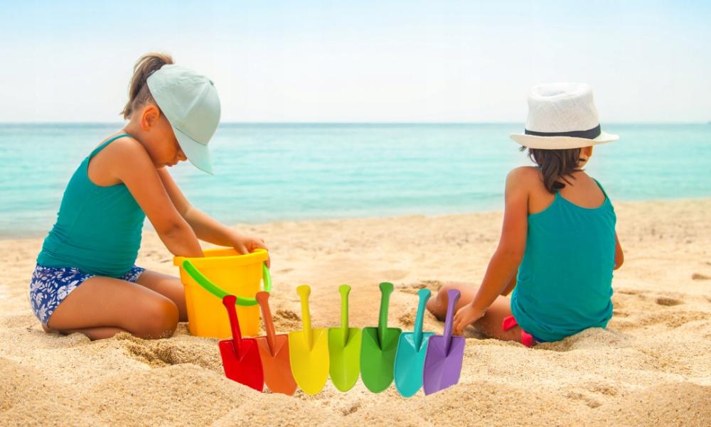 Solidna Kolorowa Łopatka Do Piasku 27 Cm Szpadelek Na Plażę Kolor Premium