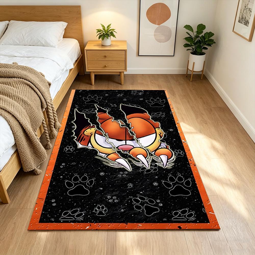 Garfield's Playful Adventures Non-Slip Home Carpet Design for Office Decor Living Room Bedroom Gift